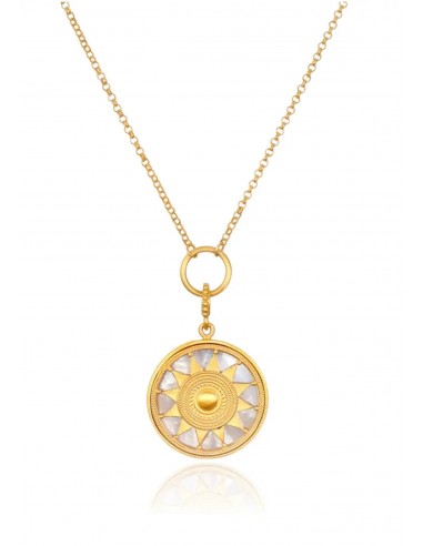 Mother of Pearl Mandala Necklace online