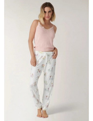 Laila Jam Pant Floral Market - Ivory les muscles