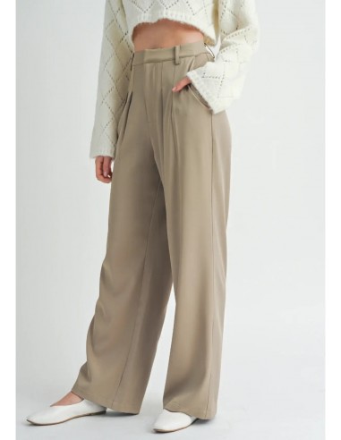 Lend Love Wide-Leg Pant - Oak pas cheres