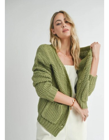 Eleanor Button Down Cardigan - Matcha les ctes