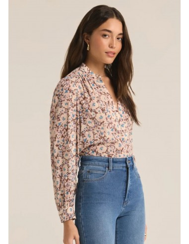 Esme La Paz Floral Blouse - Latte en ligne