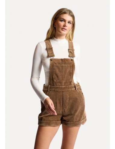 Kahlo Washed Corduroy Overalls - Brown en linge