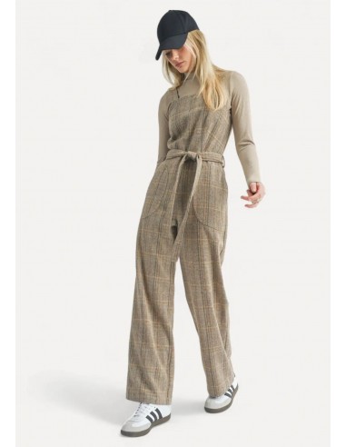 Harmony Herringbone Overall - Brown Multi france