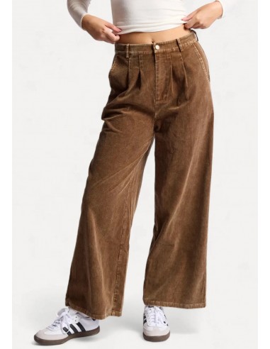 Kahlo Washed Corduroy Pants - Brown livraison et retour toujours gratuits