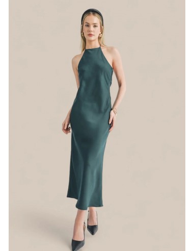 Jess Halter Maxi Dress - Hunter Green la colonne vertébrale