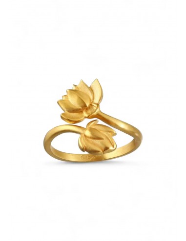 Double Lotus Open Ring pas cher chine