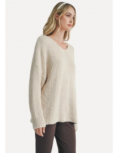 Malia V-Neck Sweater - Cream d'Europe débarque