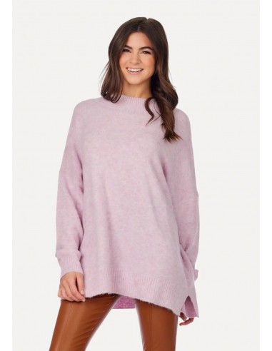 Monica Crew Neck Sweater - Purple meilleur choix