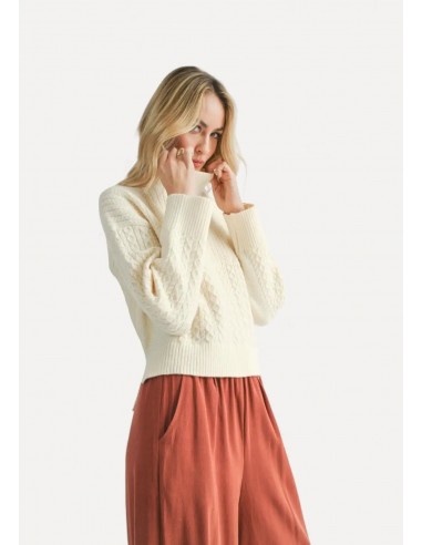 Liss Turtleneck Sweater - Ivory À commander