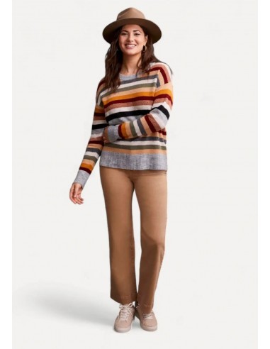 Jolie Stripe Sweater - Bordeaux de France