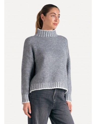 Harley Turtle Neck Sweater - Charcoal JUSQU'A -70%! 