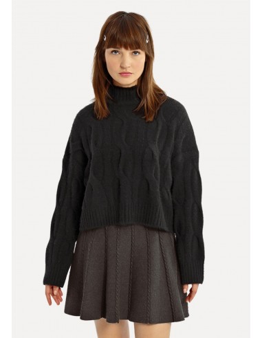 Young Lady's Knit Sweater - Black À commander