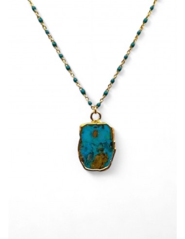 Electroformed Turquoise Necklace Voir les baskets