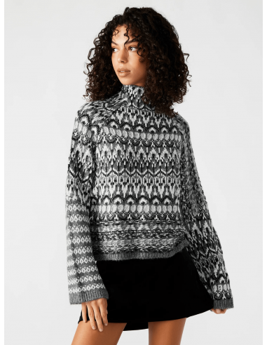 Martina Sweater- Heather Gray pas cher 