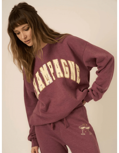 Champagne Foil Sweatshirt- Merry Merlot Découvrez la collection