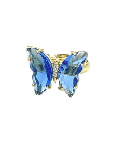 Blue Faceted Butterfly Bracelet de technologie