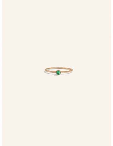 REIA GREEN TOPAZ RING basket pas cher