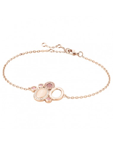 Bracelet GALETS Rose RO Les êtres humains sont 