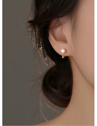 Mathilde Pearl Earrings pas cher 