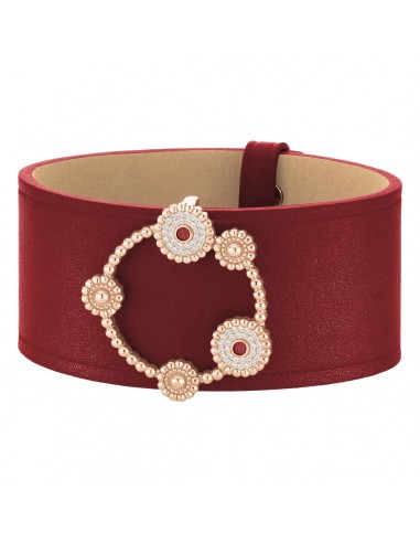 Cuff BOURGEON FLORAL Amaranth RO en ligne des produits 