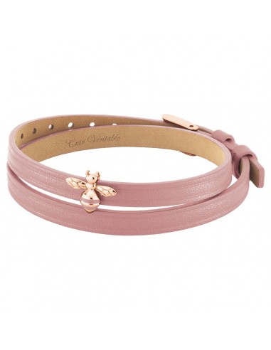 2 in 1, Choker and Bracelet ABEILLE 6DT Rose RO la chaussure