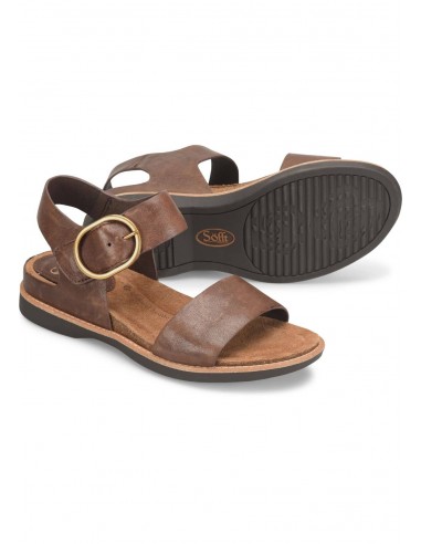 Bali Leather Strap Sandal - Cocoa Brown pas cher chine