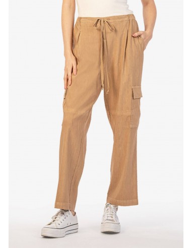 Sienna Pants with Elastic Waist - Oatmeal votre