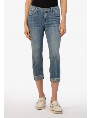 Amy Crop Straight-Leg / Roll-Up Jeans Comparez et commandez 