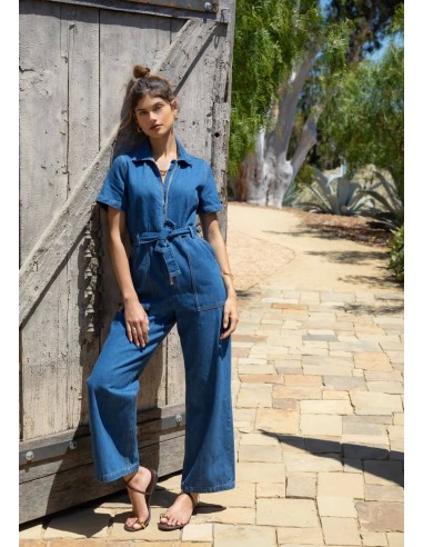 Dutch Short Sleeve Jumpsuit - Denim 2023