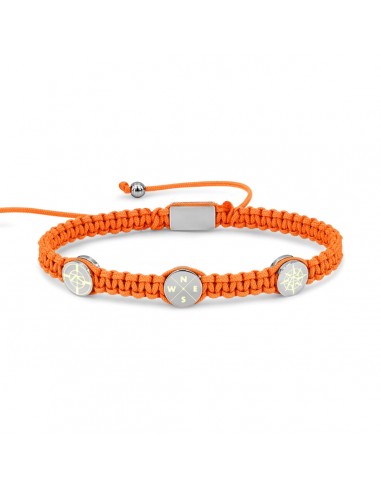 Bracelet AMIRAL eco Orange.CR brillant des détails fins