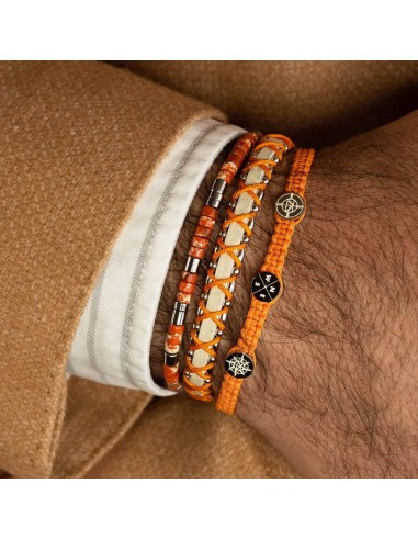 Bracelet LIGATAYA Orange Paris Déstockage Promo