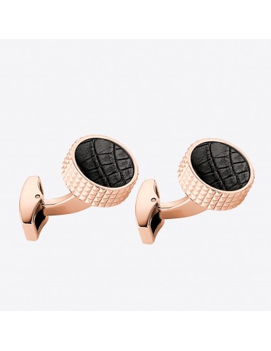 Cuff Links SPYK Black croco IPR la chaussure