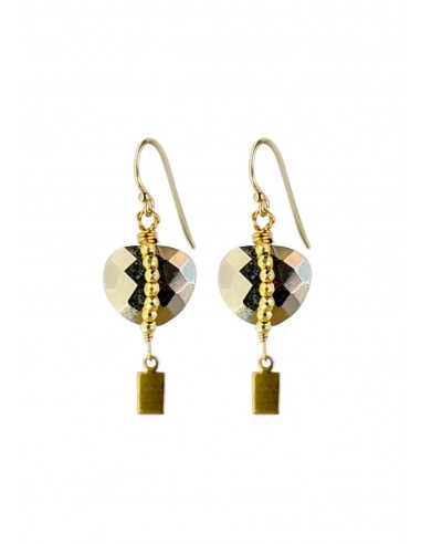 Solo Earrings - Pyrite la livraison gratuite