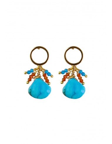 Ashlynn Drop Earrings - Turquoise acheter