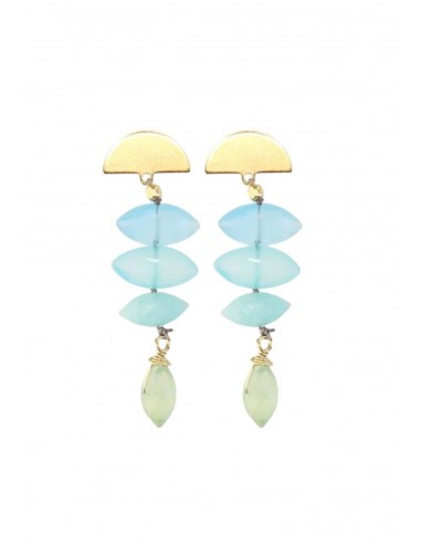 Kite Runner Earrings - Chalcedony paiement sécurisé