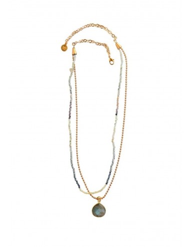 Avery Double Strand Necklace - Labradorite vente chaude votre 