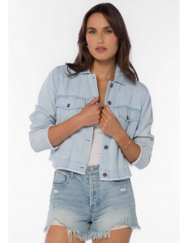 Larue Cropped Soft Denim Jacket de votre