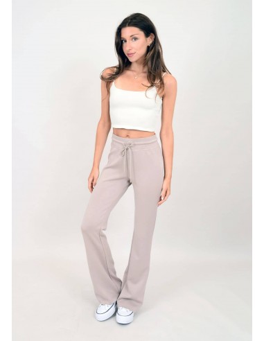 Florine Soft Flared Pants - Taupe Venez découvrir notre 