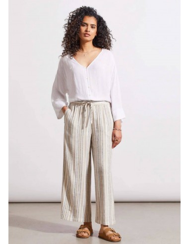 Pull-On Flowy Crop Pants - French Oak le concept de la Pate a emporter 